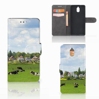 Nokia 3.1 (2018) | Telefoonhoesje | Met pasjeshouder | Koeien Nokia 3.1 (2018) | Telefoonhoesje | Met pasjeshouder | Koeien