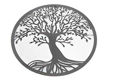 Wanddeco rond boom 60 cm Buitengewoon de Boet - Buitengewoon de boet