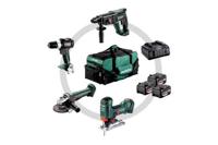 Metabo Combo set 4.3 | Accu-machines set | 18V | SB 18 LT BL | W 18 L 9-125 QUICK | KH 18 LTX 24 | STA 18 LTX 100 | in gereedschapstas 685214000 - thumbnail