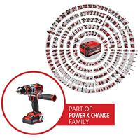Einhell Professional TE-CD 18 Li-i BL (2x2,0Ah) Accu-klopboor/schroefmachine 2 snelheden Incl. 2 accus - thumbnail