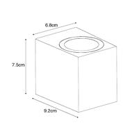 QAZQA Moderne buiten wandlamp zwart kunststof - Baleno - thumbnail