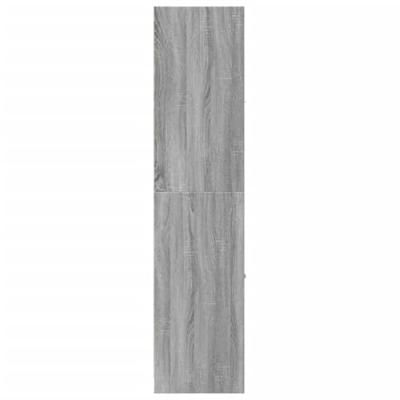 Apothekerskast 40x41x174,5 cm bewerkt hout grijs sonoma eiken