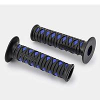 DAYTONA handvat "katana" rubber grip katan sw/bl 125 open - thumbnail