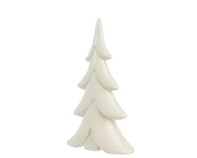Kerstboompje Terracotta Wit 22,9cm Kerstboompje Terracotta Wit 22,9cm