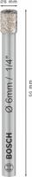Bosch Accessories Bosch Power Tools 2608599049 Diamantboor 6 mm Gezamenlijke lengte 66 mm 1 stuk(s) - thumbnail