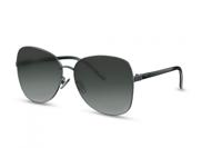 CWI zonnebril dames vlinder cat.3 zilver/groen (CWI1552) - thumbnail