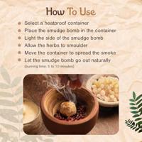 Sagrada Madre Premium Smudge Bombs Olibanum & Witte Salie - thumbnail