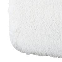 MSV Badkamerkleedje|badmat voor op vloer - wit - 50 x 70 cm - thumbnail