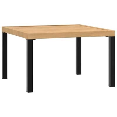 Tuintafel 65x65x40 cm aluminium zwart