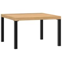 Tuintafel 65x65x40 cm aluminium zwart - thumbnail