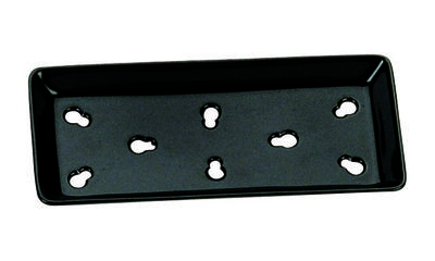 Zwarte Sushi Verkoelingsplaat - 20.5 x 9.5 cm