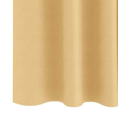 VidaXL Zwart-out gordijnen met ringen 2 pcs beige 225 x 140 cm