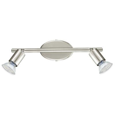 Eglo Led plafondspotBuzz rvs 2-lichts - 92596