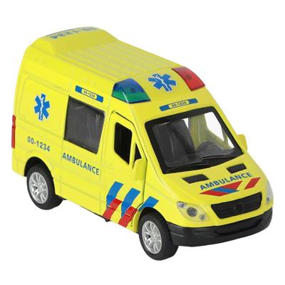 112 Pull-Back Ambulance Bus 1:34 + Licht en Geluid 112 Pull-Back Ambulance Bus 1:34 + Licht en Geluid