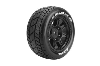 Louise X-Rocket X-Maxx Banden Set op Zwarte Sport Velgen