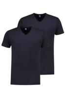 Alan Red T-Shirt Vermont Navy Blue (Two Pack) - thumbnail