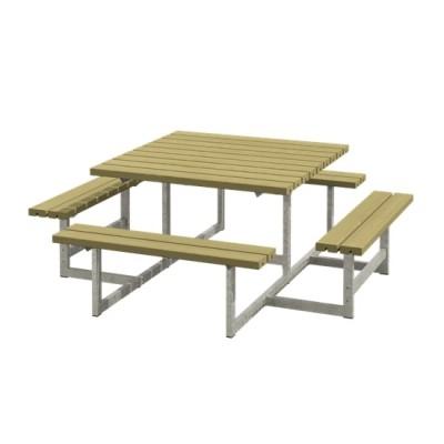 Picknicktafel Vierkant Blokhus Geimpregneerd Hout Picknicktafel Vierkant Blokhus Geimpregneerd Hout