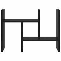 VidaXL Bureau organizer zwart eiken 34,5 x 15,5 x 35,5 cm bewerkt hout - thumbnail