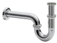 Buissifon Wiesbaden rond incl rozet. chroom - thumbnail