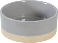 Zolux olaria voerbak keramiek grijs - thumbnail