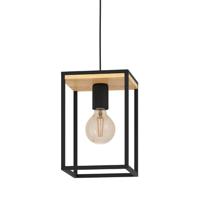 Eglo Landelijke hanglampLibertad zwart met hout - 99795 - thumbnail