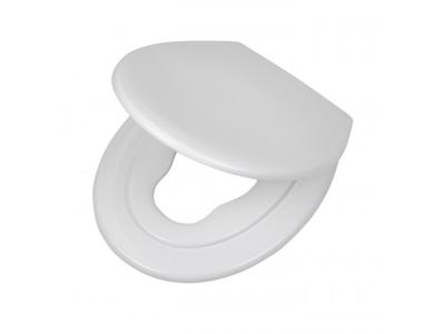 Tiger Toiletzitting Tulsa Softclose Quickrelease Thermoplast RVS Wit