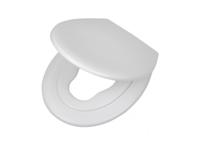 Toiletzitting Tiger Tulsa Softclose Quickrelease Thermoplast RVS Wit - thumbnail