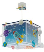 Dalber HanglampjeRocket blauw met wit - 63352 - thumbnail