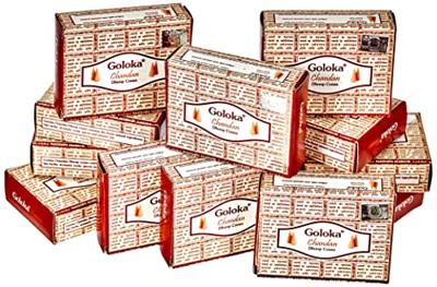 Goloka Wierook Kegel Chandan (12 pakjes) Goloka Wierook Kegel Chandan (12 pakjes)