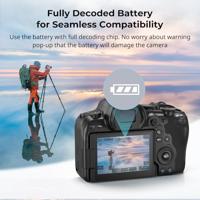 SmallRig 4906 DMW-BLK22 USB-C Rechargeable Camera Battery, blauw - thumbnail