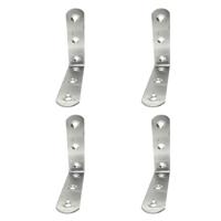 Hoeksteun EDM 86093 an24 Roestvrij staal 8 x 8 x 1,9 cm 4 Stuks - thumbnail