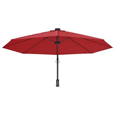 VidaXL Wandparasol 290 cm felrood