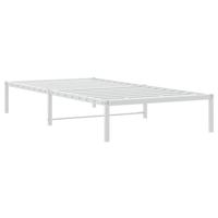 Bedframe metaal wit 100x200 cm - thumbnail