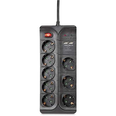 Renkforce 1574788 Overspanningsveilige stekkerdoos 1 stuks Zwart 1 stuk(s) Renkforce 1574788 Overspanningsveilige stekkerdoos 1 stuks Zwart 1 stuk(s)