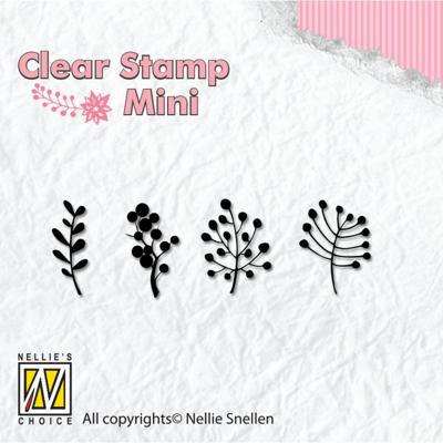 Nellie's Choice • mini clear stempels berries branches