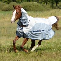 Bucas Buzz-off Rain full neck zilver maat:155 / 6'7 - thumbnail