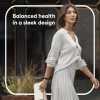 Fitbit Luxe AMOLED Polsband activiteitentracker Zwart, Grafiet - thumbnail