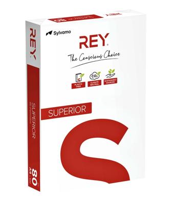 Kopieerpapier Rey Superior A4 80gr wit 500 vel