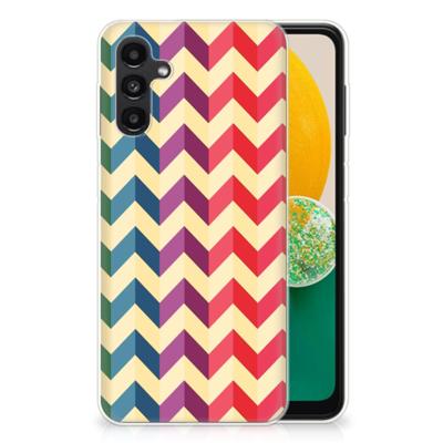 Samsung Galaxy A13 | A04s | TPU bumper | Zigzag Multi Color