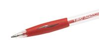 Balpen Bic Atlantis classic grip clic medium rood - thumbnail