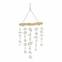 Muurdecoratie Glas Wit (60 x 25 x 1,5 cm) - thumbnail