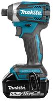 Makita dtd154rtj 18v accu slagschroevendraaier koolborstelloos 5,0ah 175nm - thumbnail