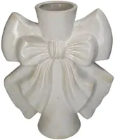 Kersten vaas aardewerk strik 27x11x32.5cm ivoor - thumbnail