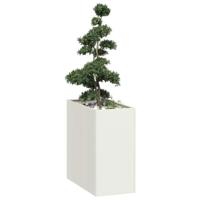 Plantenbak 40x80x80 cm staal wit - thumbnail