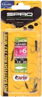 Spro Hd Baitfish Rig 2X Treble 1X Single Hook 12Kg 35cm 2x Treble Size 6 + Singlehook - thumbnail