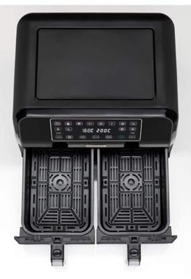 Kenwood Home Appliance HFM20.000MB Airfryer 8 l 1700 W Timerfunctie, Anti-aanbaklaag Zwart/zilver Kenwood Home Appliance HFM20.000MB Airfryer 8 l 1700 W Timerfunctie, Anti-aanbaklaag Zwart/zilver