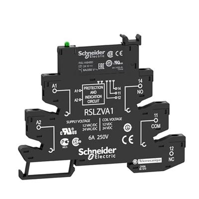 Schneider Electric RSL1PVBU Steekrelais 24 V/DC, 24 V/AC 6 A 1x wisselcontact 1 stuk(s)