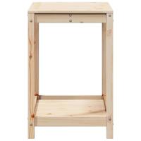 VidaXL Oppottafel met schap 82,5x50x75 cm massief grenenhout - thumbnail