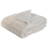 Deken Home ESPRIT Beige 220 x 240 x 1 cm - thumbnail