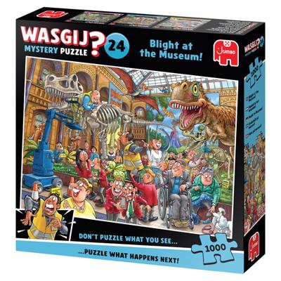 Wasgij Mystery 24 Paniek in het Museum Puzzel 1000 stukjes